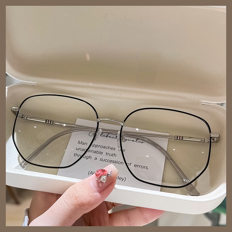 Mắt Kính Chống Bức Xạ Gọng Kim Loại Dành Cho Nam Nữ
