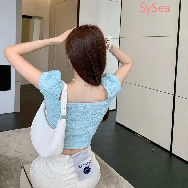 Áo Sơ Mi Thắt Nơ Eo Cao Gợi Cảm Cổ Điển Thời Trang Mùa Hè Dành Cho Bạn Nữ