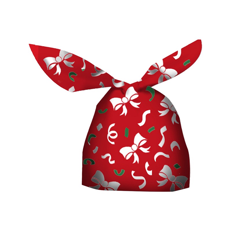 Set 50 Túi Đựng Bánh Quy Hình Tai Thỏ Xinh Xắn