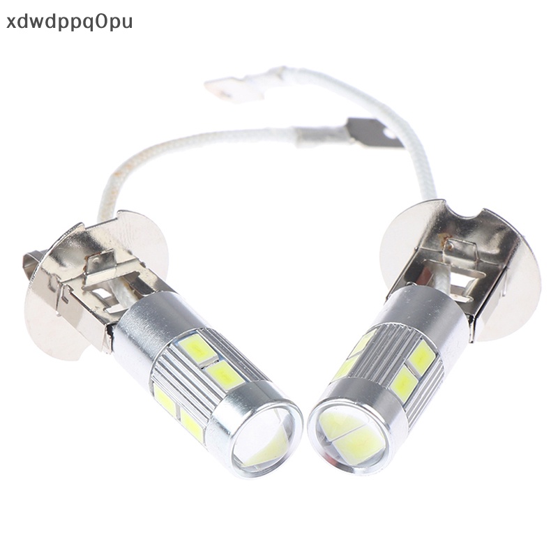 {Xdwdppq0pu} 2X H3 50W 6000K Bóng Đèn Led xe công suất cao màu trắng mới