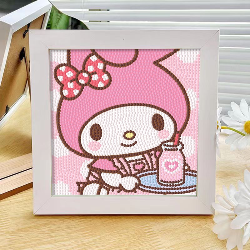 (HCM) - Bộ Tranh Đính đá YUGUI CÓ KÈM KHUNG SẴN 5D DIY tự làm thủ công