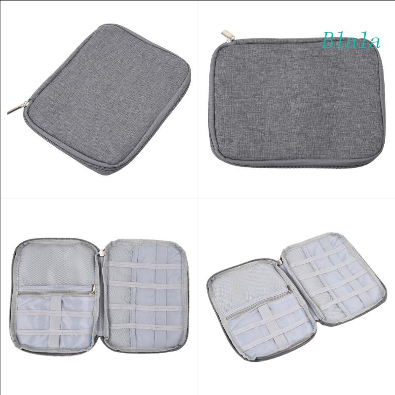 Túi Đựng Dây Đồng Hồ Đeo Tay 5 Ngăn Có Khóa Kéo Trong Suốt