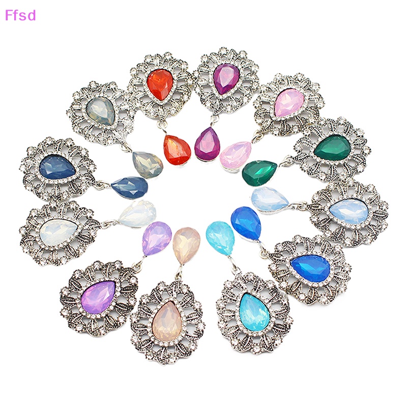 Trâm Cài Áo Hình Giọt Nước Đính Đá Sáng Tạo DIY