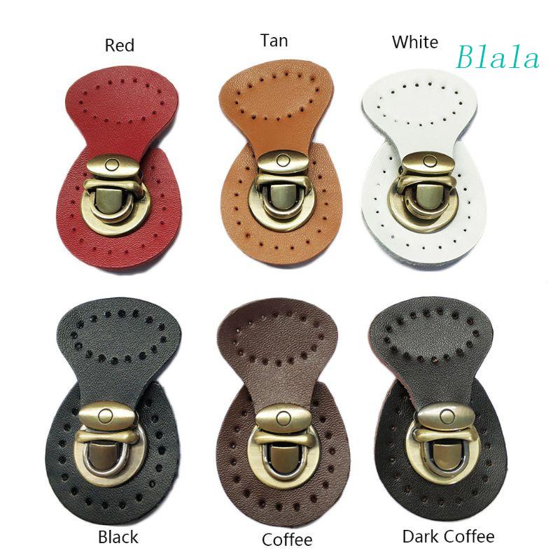 Khóa Nút Bấm Bằng Da Nhân Tạo Thay Thế Chuyên Dụng Cho Túi Xách DIY