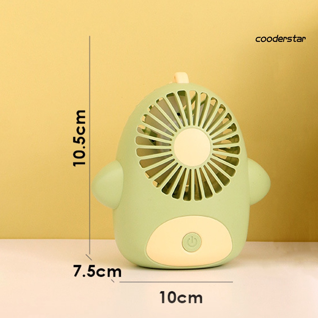 1 Bộ Quạt Điện Để Bàn 2 Tốc Độ Gió Mạnh Sạc USB Không Gây Tiếng Ồn Có Đèn Ngủ Tiện Dụng