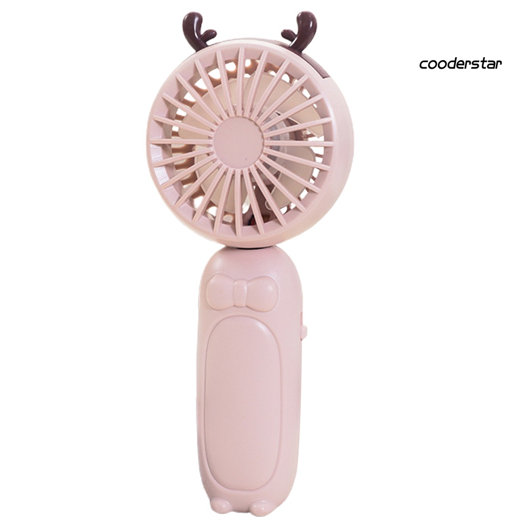 1 Bộ Quạt Cầm Tay 3 Bánh Răng Chuyển Đổi 2 Tốc Độ Gió 4 Cánh Sạc USB 90 Độ Gấp Gọn Dành Cho Trường Học