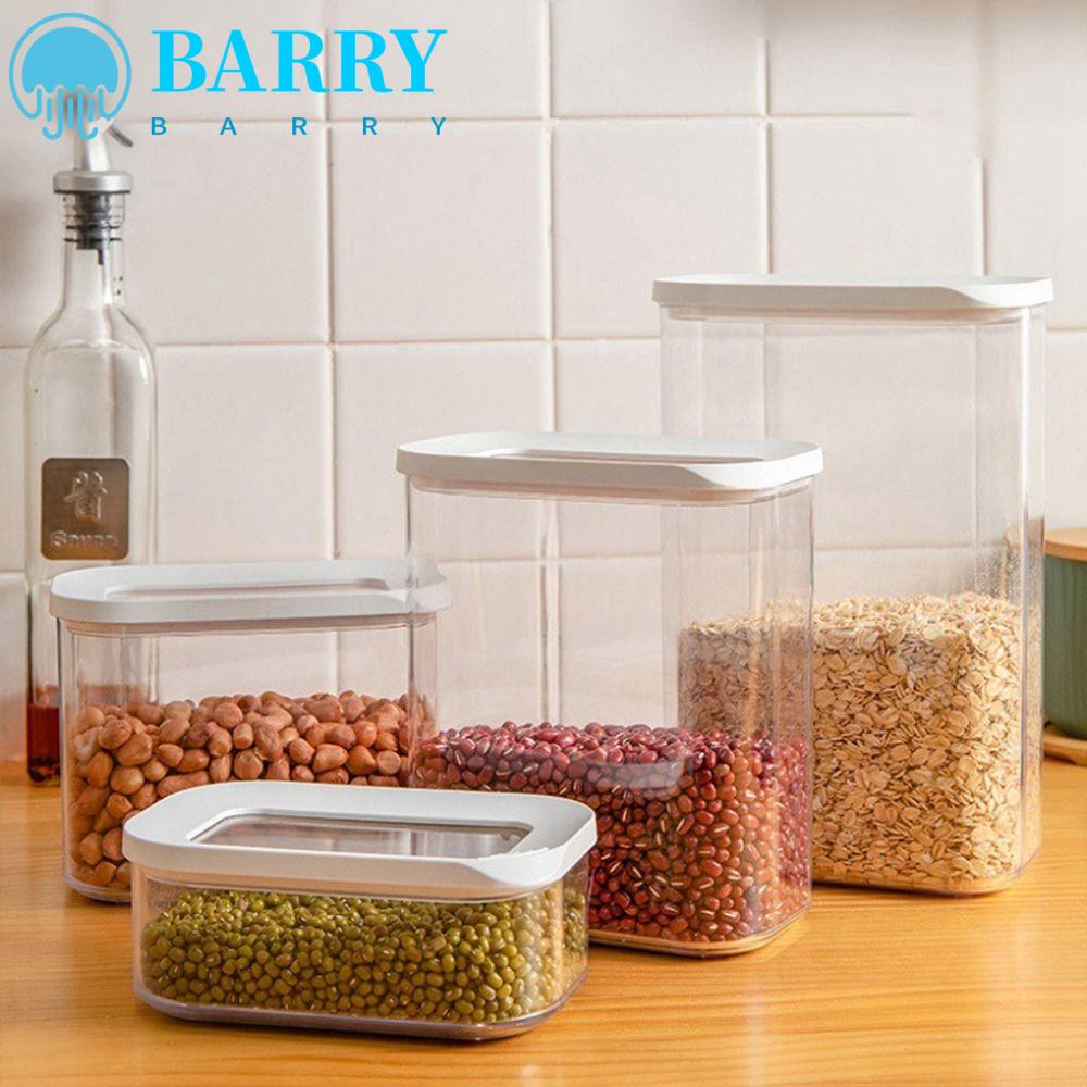 Hộp Đựng Thực Phẩm Hình Vuông Trong Suốt Chống Côn Trùng Chống Ẩm Tiện Dụng Cho Nhà Bếp
