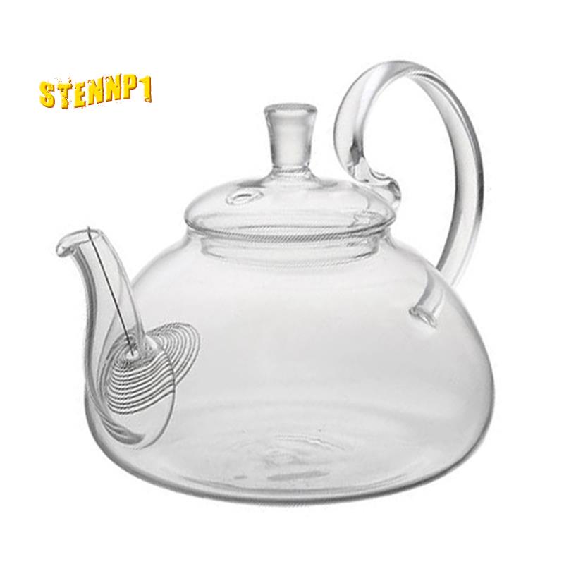 Ấm Trà Thủy Tinh Chịu Nhiệt Cao 650Ml Có Tay Cầm Kèm Đồ Lọc