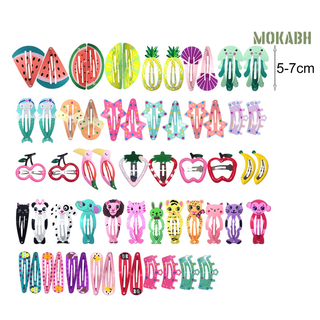 60 Kẹp Tóc Hình Ngôi Sao Năm Cánh Màu Sắc Tươi Sáng Phù Hợp Cho Lễ Hội