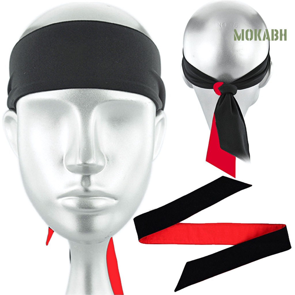 [Mok Abh] Băng Đô Thể Thao Thoáng Khí Thấm Hút Mồ Hôi Độ Co Giãn Cao Màu Sắc Tương Phản Cho Unisex