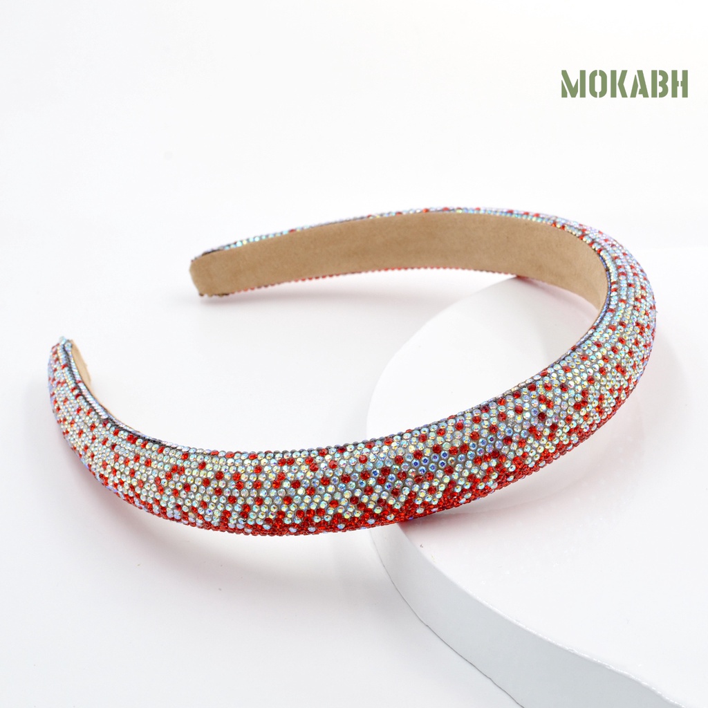 Băng Đô Đính Đá Lấp Lánh Phong Cách Baroque Cổ Điển