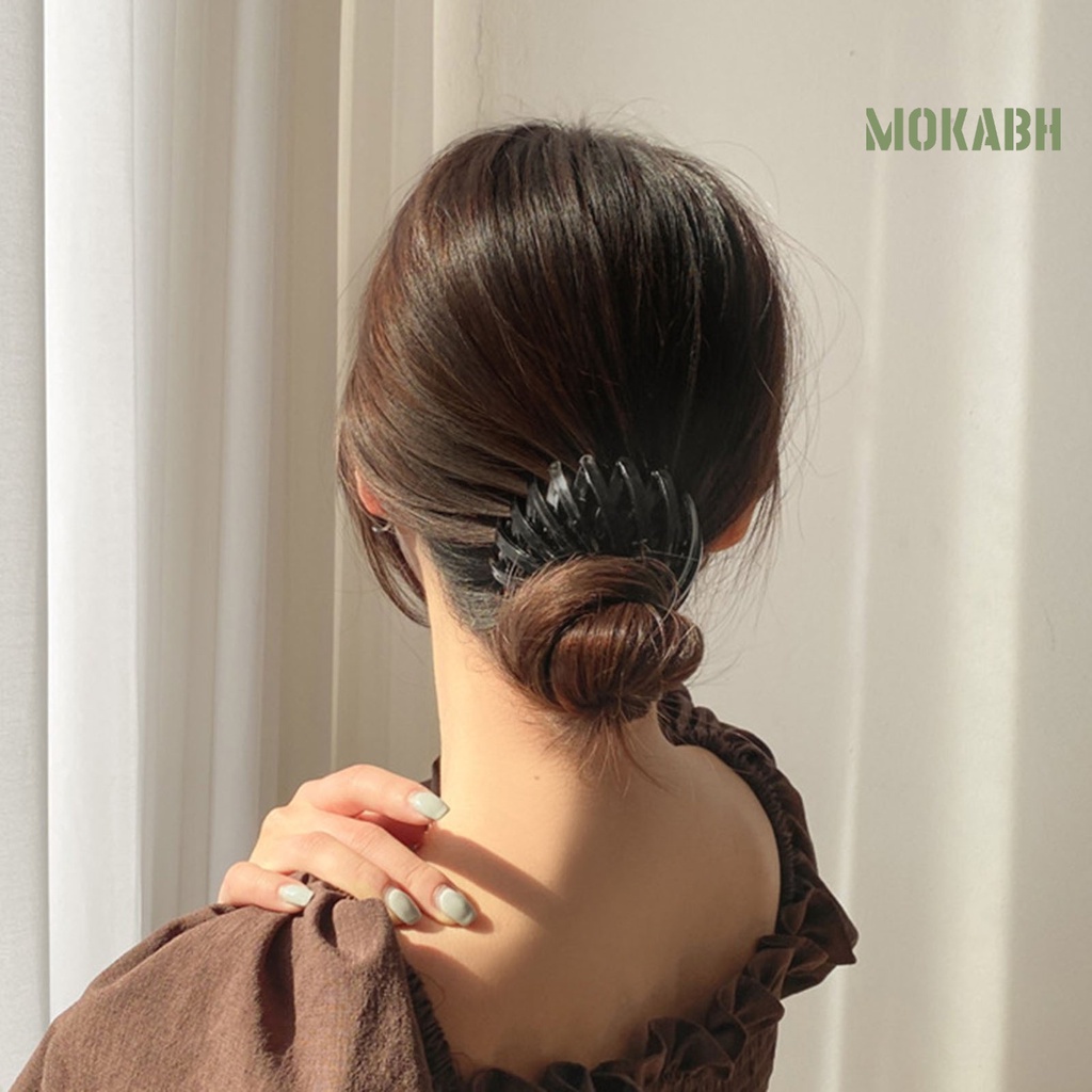 Kẹp Tóc Hình Tổ Chim Bằng Nhựa Phong Cách Vintage Cho Nữ