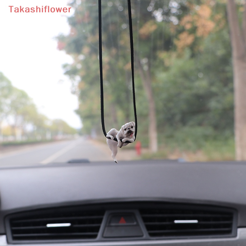 Dây Treo Trang Trí Nội Thất Xe Hơi Hình Xương Chó Bull Dễ Thương