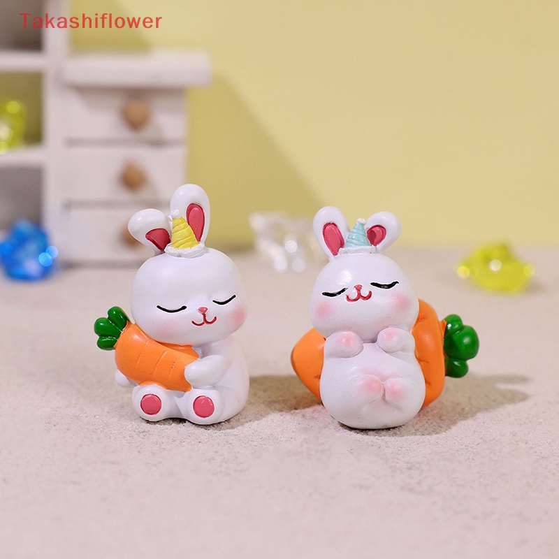 Đồ trang trí Chú Thỏ Mini Dễ Thương Dùng Trang Trí Sân Vườn / Nhà Cửa