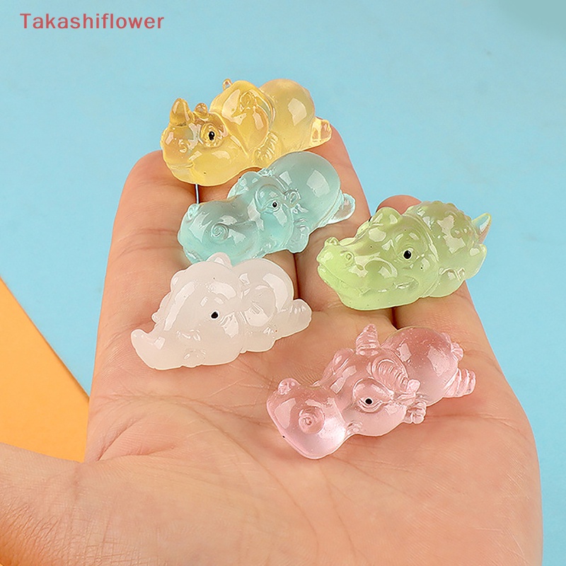 1 Đồ trang trí Động Vật Hoạt Hình Mini Phát Sáng Dùng Để Trang Trí Xe Hơi