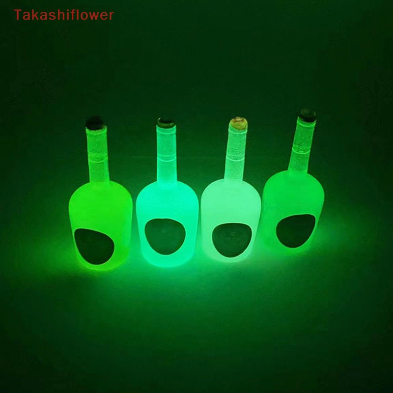 Bộ 5 Bình Đựng Đồ Uống Mini Bằng Nhựa Phát Quang Hình Hoạt Hình Dễ Thương Trang Trí Thủ Công DIY