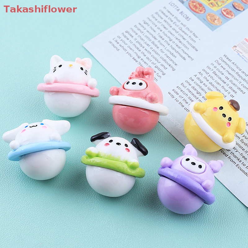 Phụ Kiện Trang Trí Điện Thoại Hình Động Vật Hoạt Hình Mini Bằng Gel Resin Phát Quang DIY