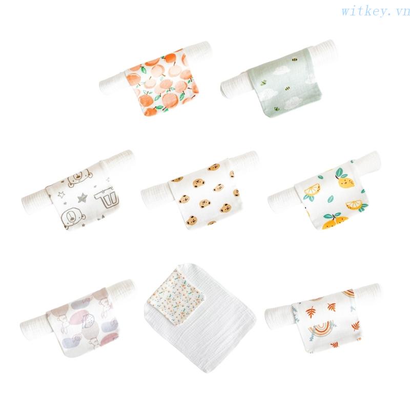Khăn Vải Thấm Hút Mồ Hôi Mềm Mại Dễ Thương Cho Bé
