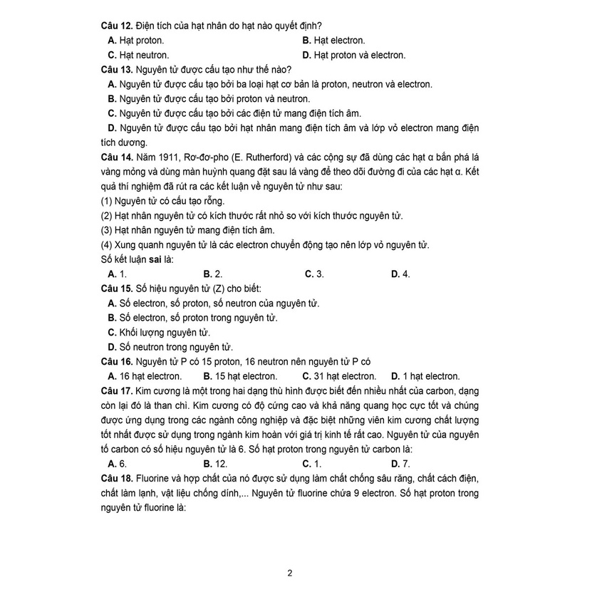 Sách - Ngân Hàng 2000 Câu Trắc Nghiệm Khoa Học Tự Nhiên Lớp 7 - Theo Chương Trình GDPT Mới - OP