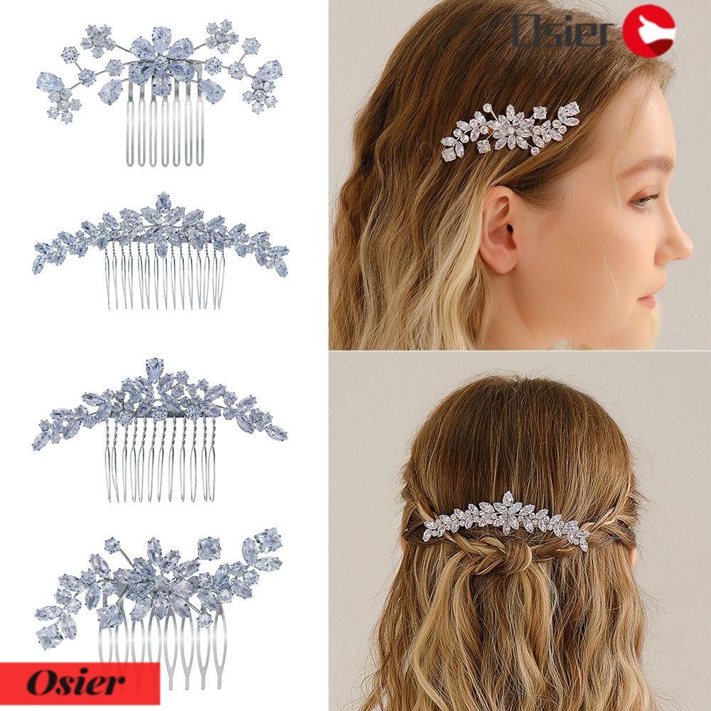 Lược Cài Tóc Hình Hoa Lá 1 Cái Cho Cô Dâu