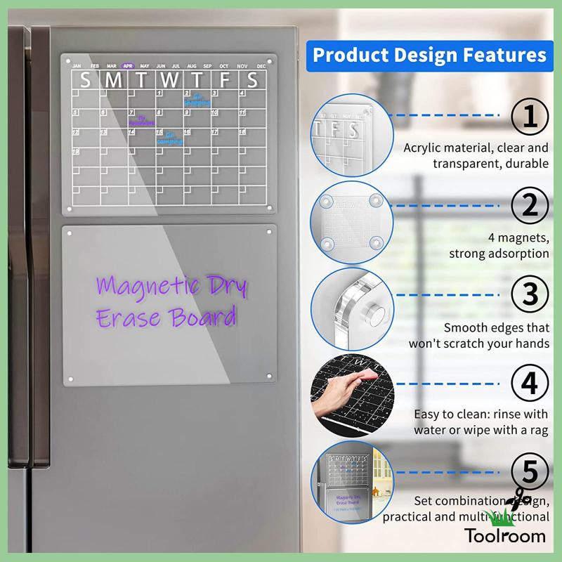 [Toolroom] Lịch Lên Kế Hoạch Hàng Tháng Có Nam Châm Xách Tay Cho Sự Kiện Đặc Biệt