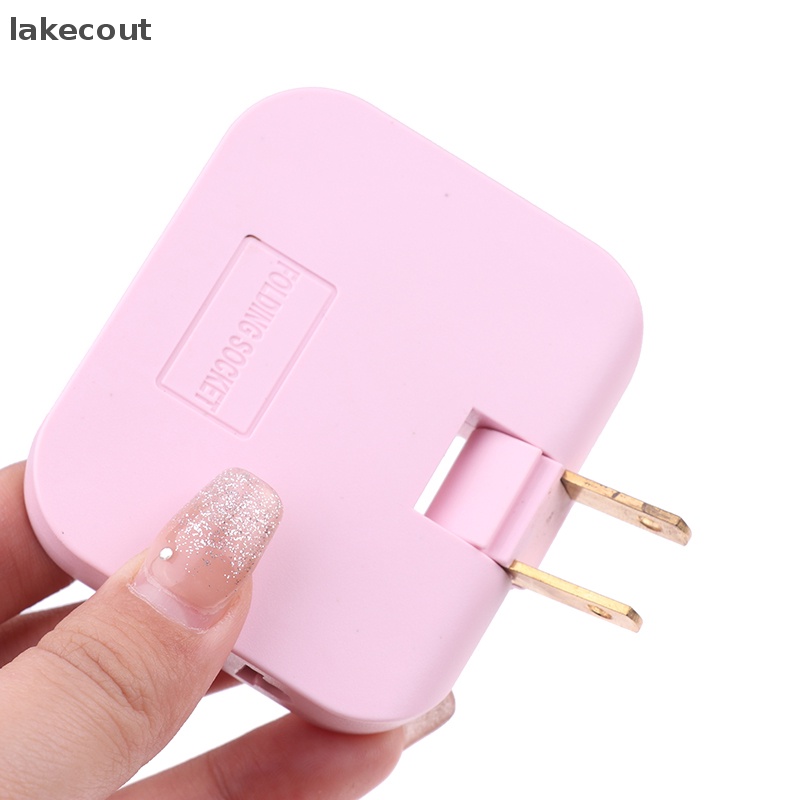 Phích Cắm Sạc Mở Rộng 3 Trong 1 EU Xoay 180 Độ Tiện Dụng