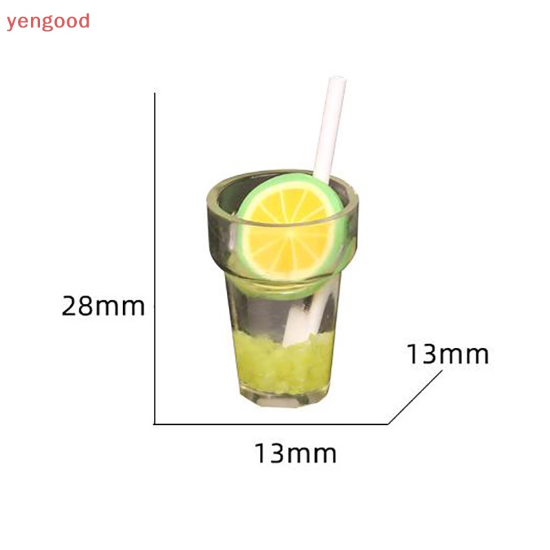 (YGD) Bộ 2 Ly Thủy Tinh Nhỏ Màu Sắc Ngẫu Nhiên Trang Trí Phong Cảnh