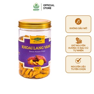 Khoai lang vàng sấy giòn hany đặc sản đà lạt hộp 200g