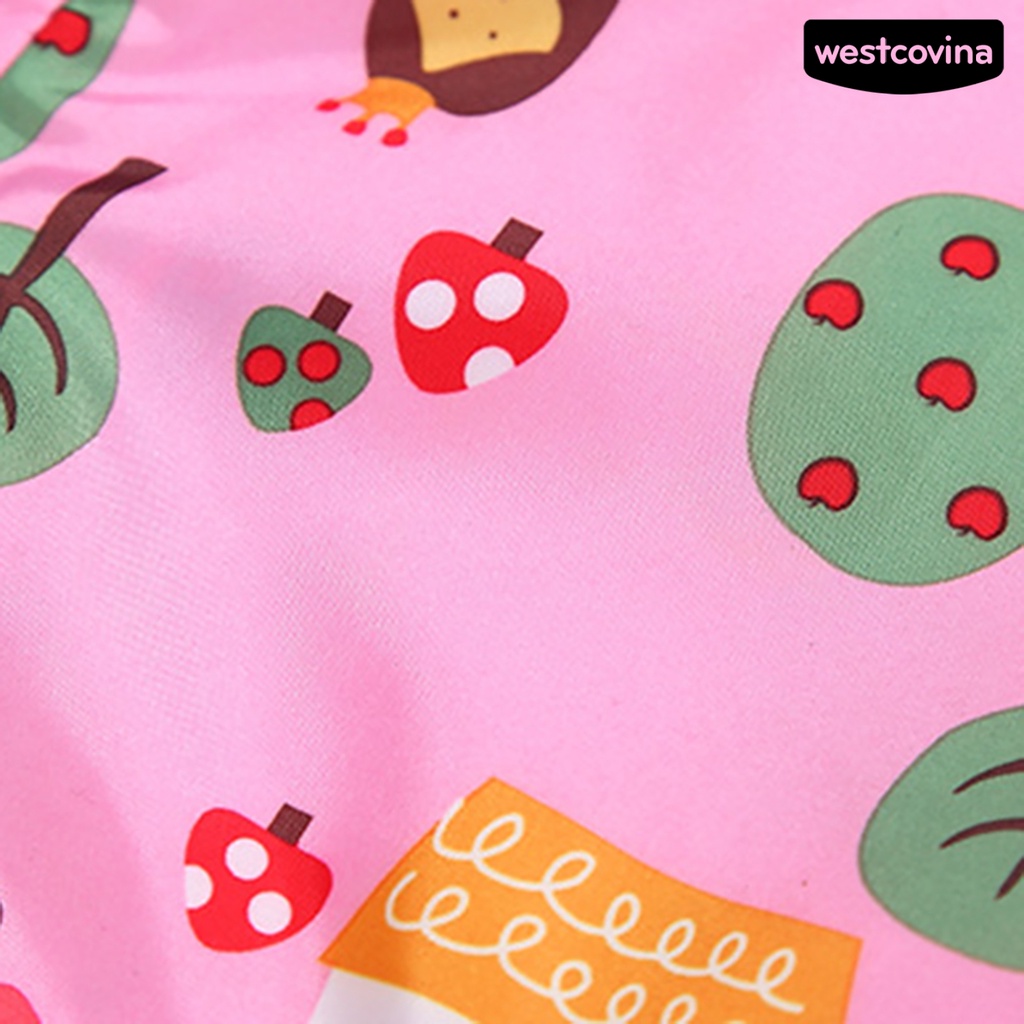 [COD]☁Áo Mưa Liền Thân Áo liền quần Chống Thấm Nước In Họa Tiết Hoạt Hình Dễ Thương Cho Bé Trai / Gái