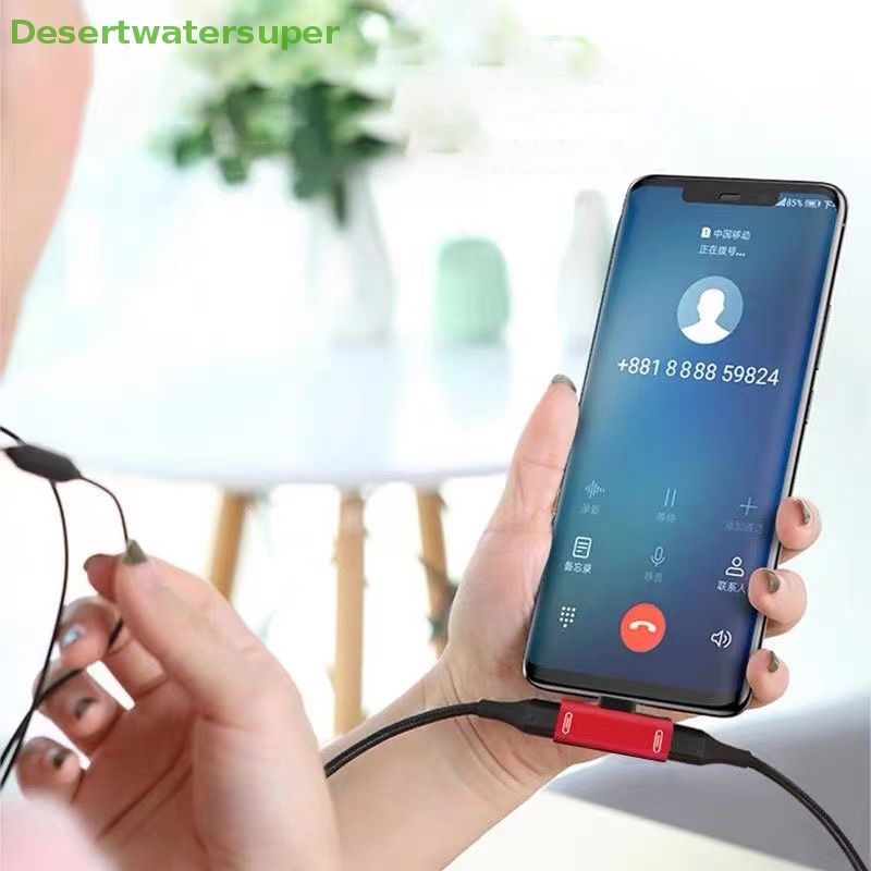 Dây Cáp Âm Thanh Tai Nghe 2 Trong 1 Type C Sang Jack Cắm 3.5mm Cho Samsung Xiaomi Huawei Tablet Type C - 3.5mm OTG