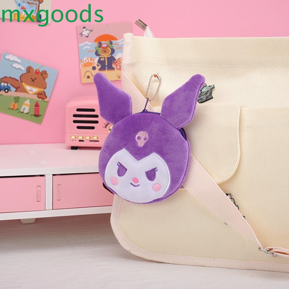 Ví Đựng Tiền Xu Mini Có Khóa Kéo Họa Tiết Kuromi Dễ Thương Cho Bạn Gái