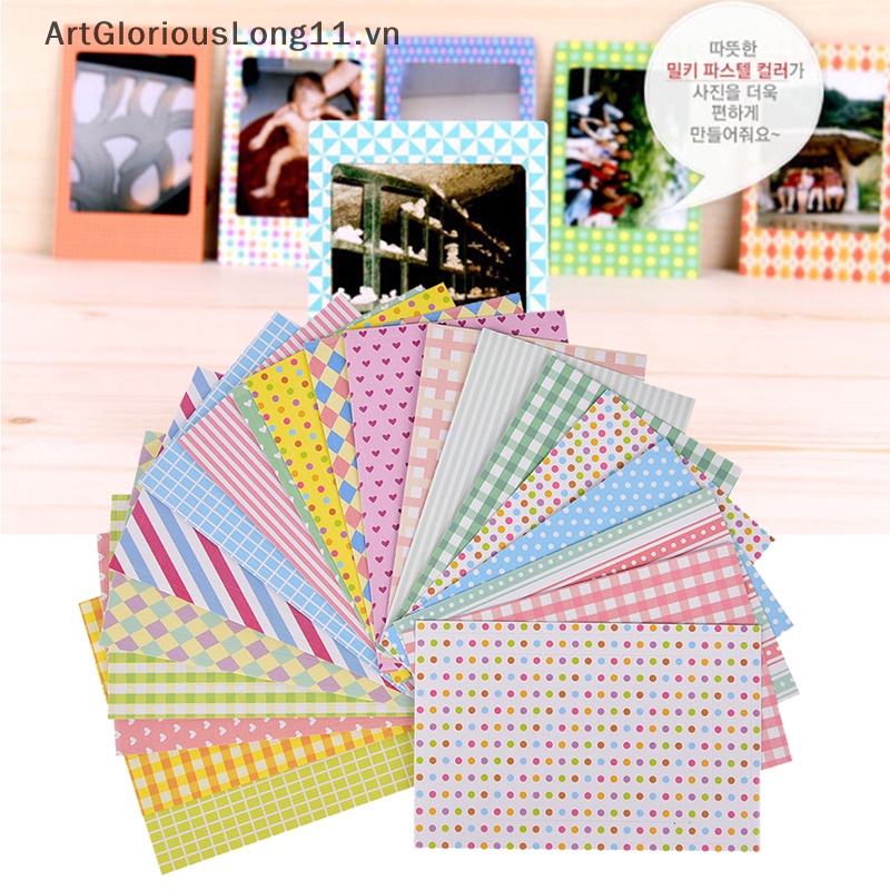 Set 20 Cuộn Băng Keo Giấy In Họa Tiết Dễ Thương Dùng Trang Trí Sổ Tay / Nhật Ký