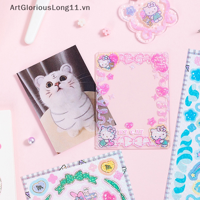 Sticker Dán Trang Trí Laptop / Điện Thoại Hình Cinnamoroll Kuromi My Melody Dễ Thương
