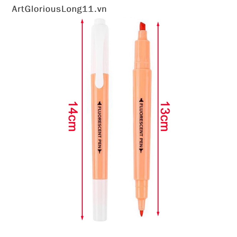 Set 6 Bút Đánh Dấu Hai Đầu Màu Sắc Ngọt Ngào