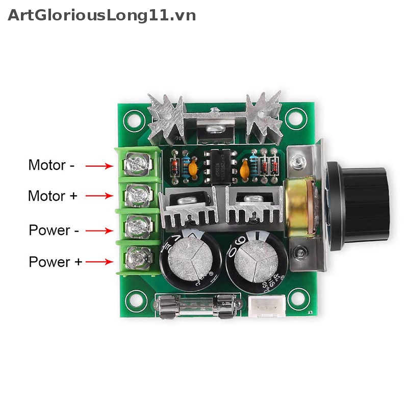 Mô Đun Điều Chỉnh Tốc Độ Động Cơ PWM DC 10A 400W 12V-40V