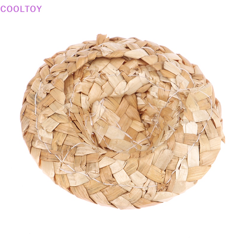 Cooltoy Bộ 2 Nón Rơm Mini 5.5cm Trang Trí Nhà Búp Bê Thu Nhỏ