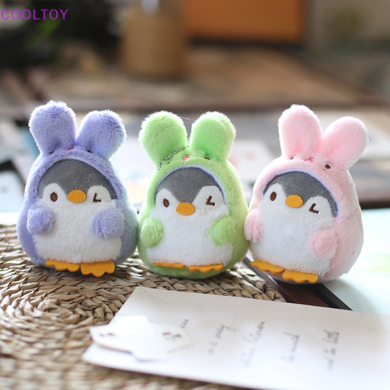 Móc Khóa Hình Chim Cánh Cụt Nhồi Bông Xinh Xắn Dễ Thương