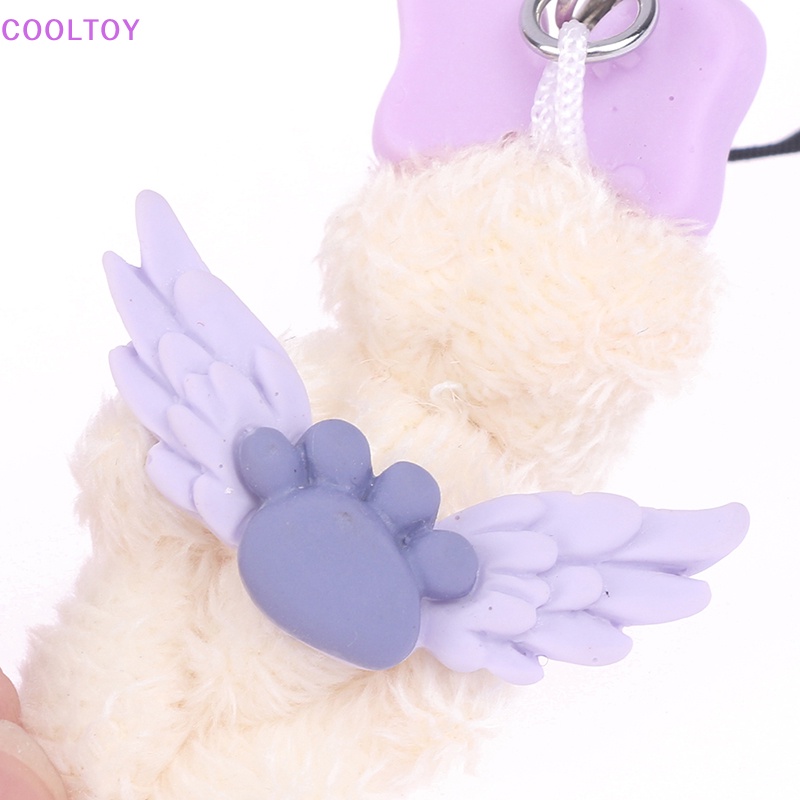 Cooltoy Móc Khóa Điện Thoại / Túi Xách / Móc Khóa Hình Cánh Gấu Nhồi Bông Thủ Công DIY Đáng Yêu