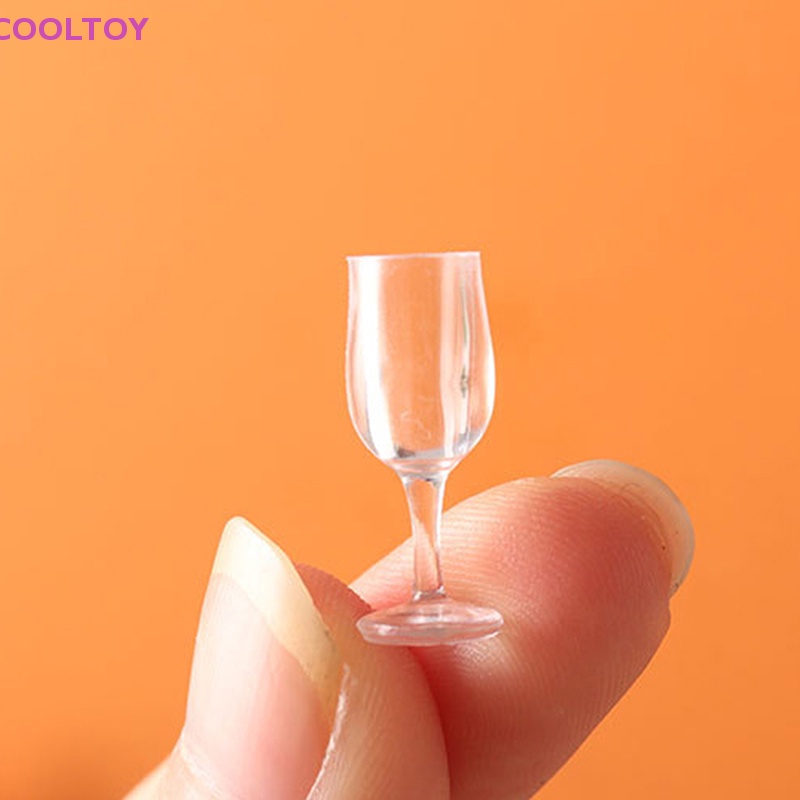 Bộ 4 Ly Rượu Mini Tỉ Lệ 1: 12 Cho Nhà Búp Bê