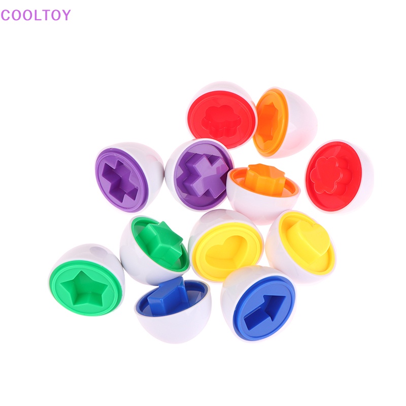 Cooltoy 1 Đồ Chơi Xếp Hình Giáo Dục Theo Phương Pháp Montessori Hình Quả Trứng Màu Sắc Tương