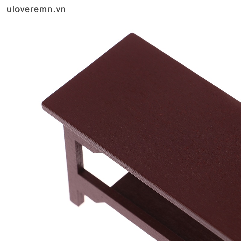 1 Bàn Gỗ Mini Tỉ Lệ 1 / 12 Trang Trí Nhà Búp Bê