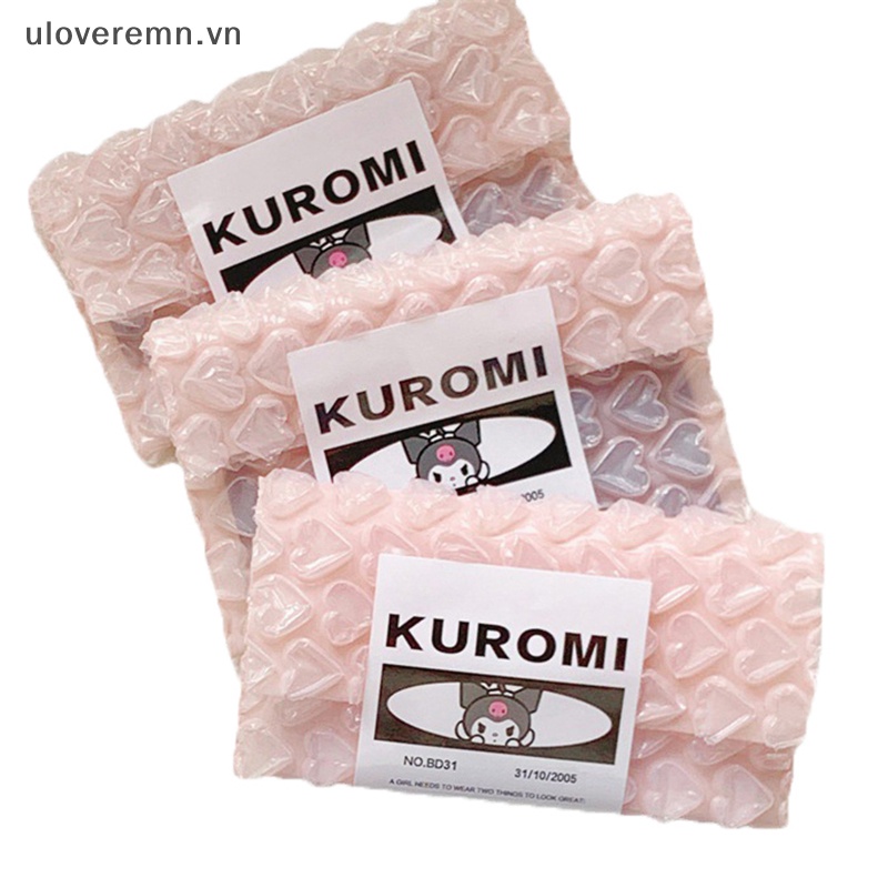 Uloveremn Set 10 Túi Bong Bóng Hình Trái Tim Kawaii Có Đệm Đóng Gói Hàng Cho Doanh Nhân