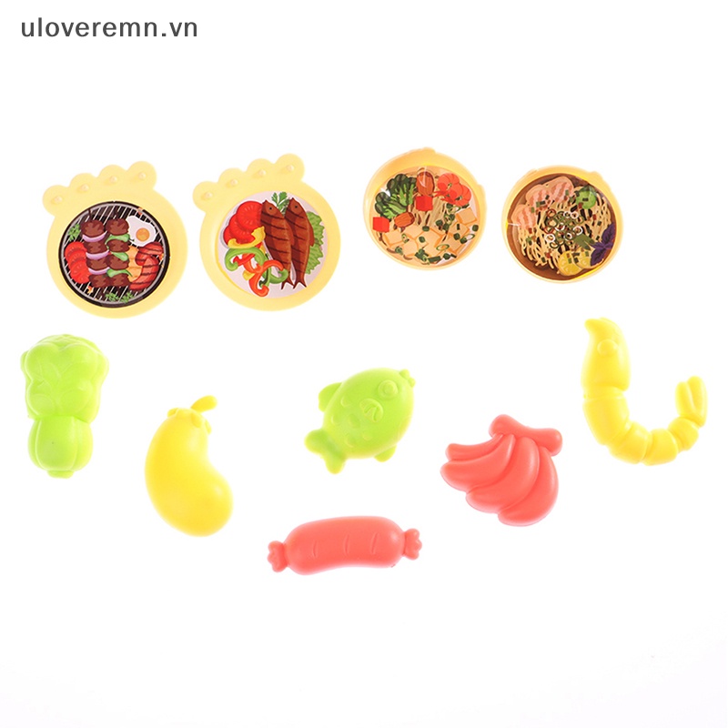 Set 8 Mô Hình Thức Ăn Tỉ Lệ 1 / 6 Trang Trí Nhà Búp Bê