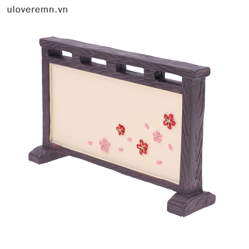 Uloveremn 1 Mô Hình Trang Trí Phong Cảnh mini Bằng Nhựa resin Thủ Công Để Bàn