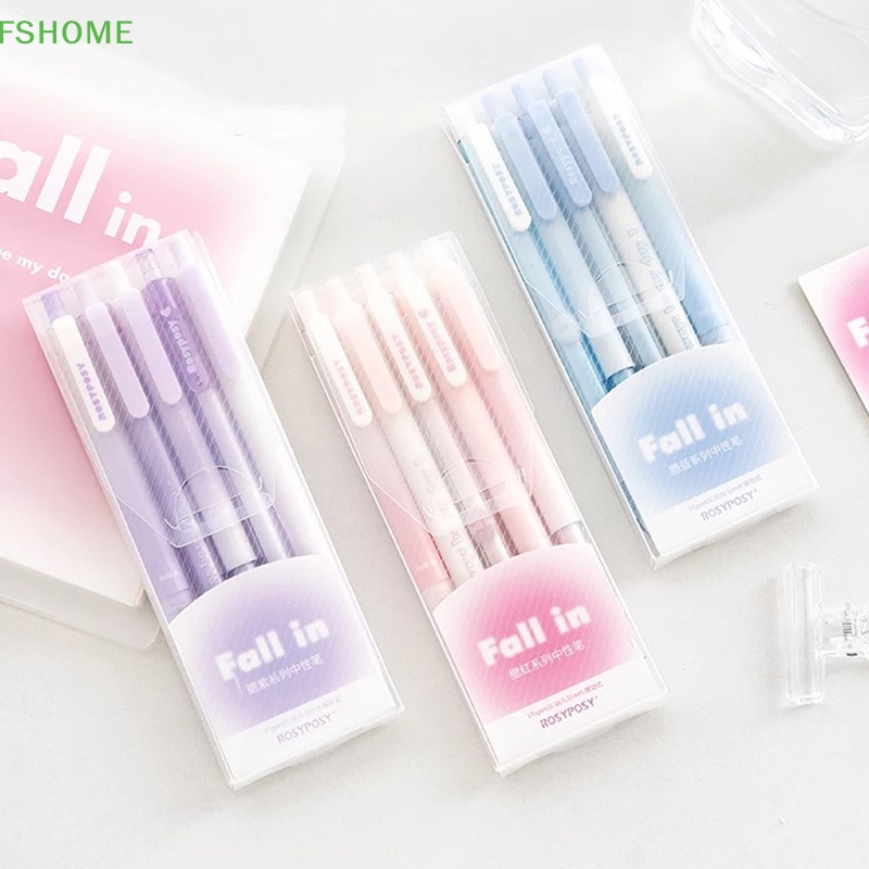 Set 5 Bút Mực Gel Màu Gradient Tiện Dụng Mới