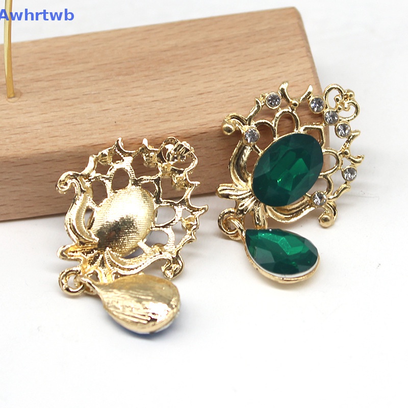 Ghim Cài Áo Bằng Hợp Kim Đính Đá 46 * 26MM DIY Mới