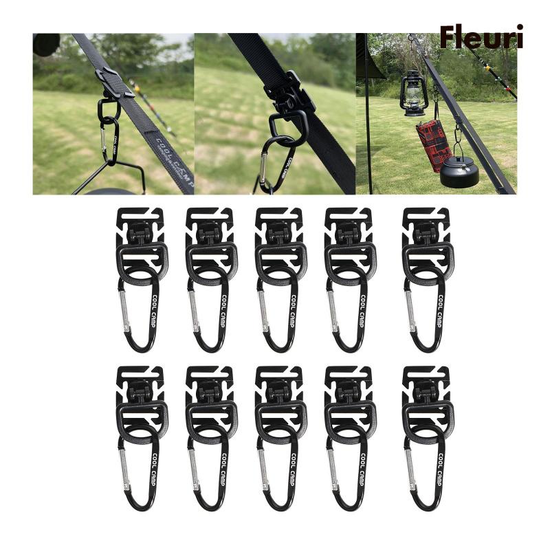 Bộ 10 Móc Kẹp Lều Cắm Trại Chống Gió Tiện Dụng