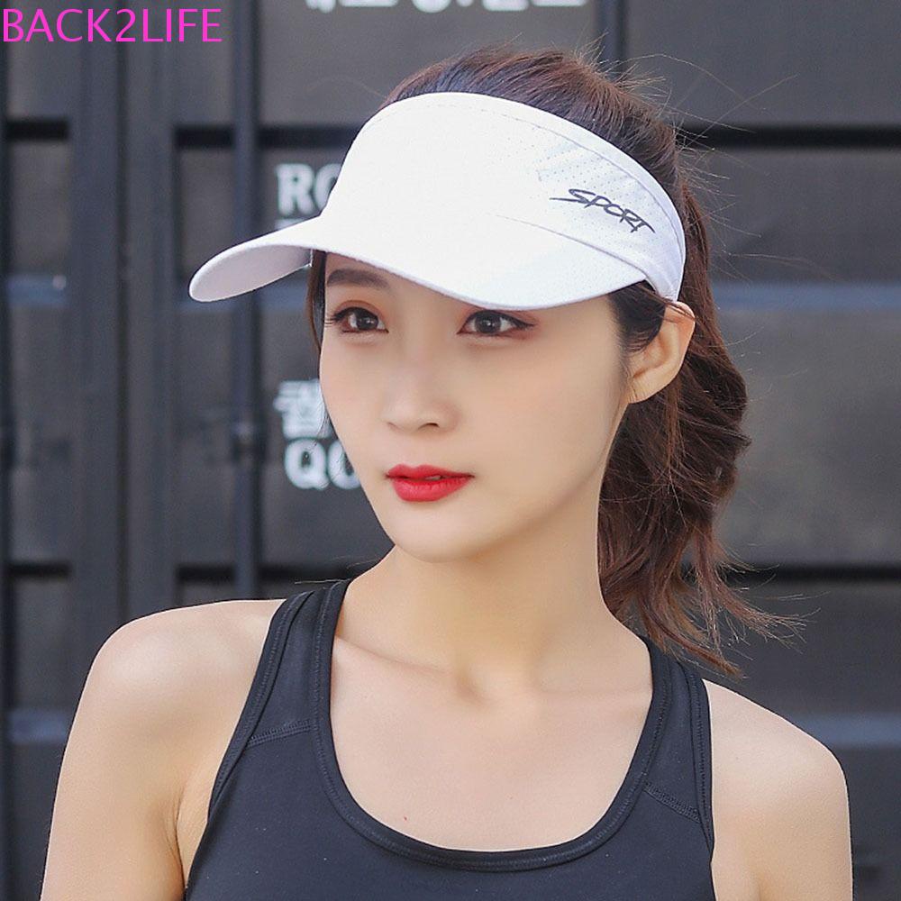 Mũ Lưỡi Trai Hở Chóp Màu Trơn Chống Nắng Sau Lưng2life