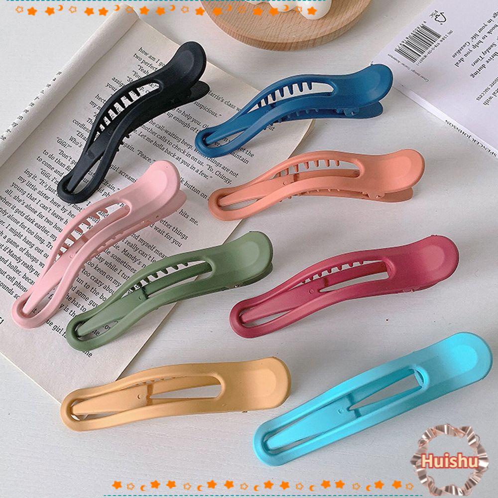 Kẹp Tóc Cỡ Lớn Màu Sắc Ngọt Ngào Thiết Kế Đơn Giản Thời Trang