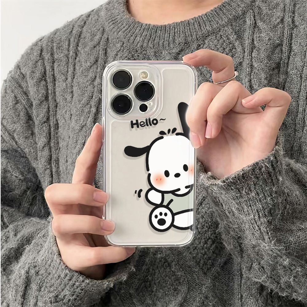✅Ốp Điện Thoại Mềm Chống Sốc Hình Chú Chó Pacha Cho Iphone 14Pro 12 6In11 7813 GFZC